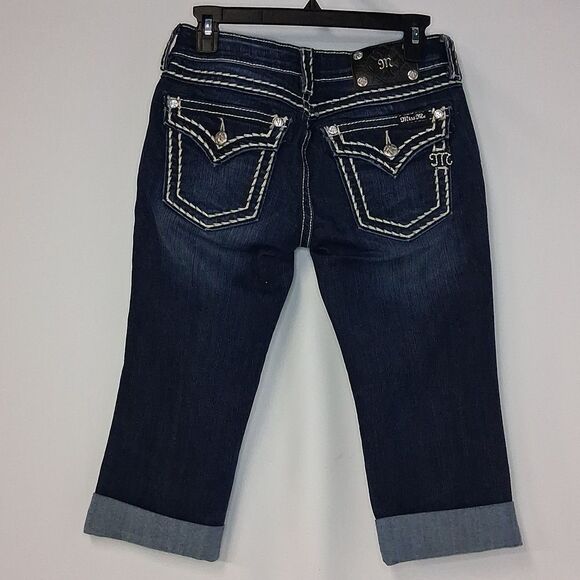 MISS ME DENIM CAPRI PANTS FTL-05-047 - Picture 2 of 7
